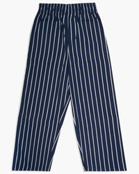 Cookman Wide Chef Pants - Stripe Navy | Cookman Chinos & Non-Denim Pants | JEANSTORE