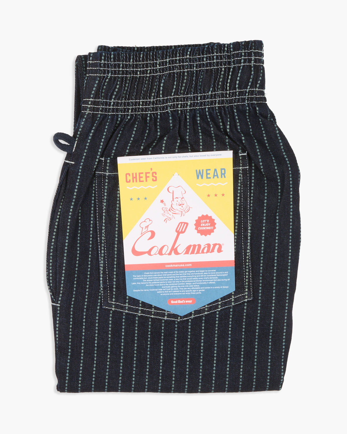 Cookman Chef Pants - Wabash Denim Navy | Cookman Chinos & Non-Denim Pants | JEANSTORE