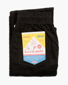 Cookman Chef Pants - Corduroy Black