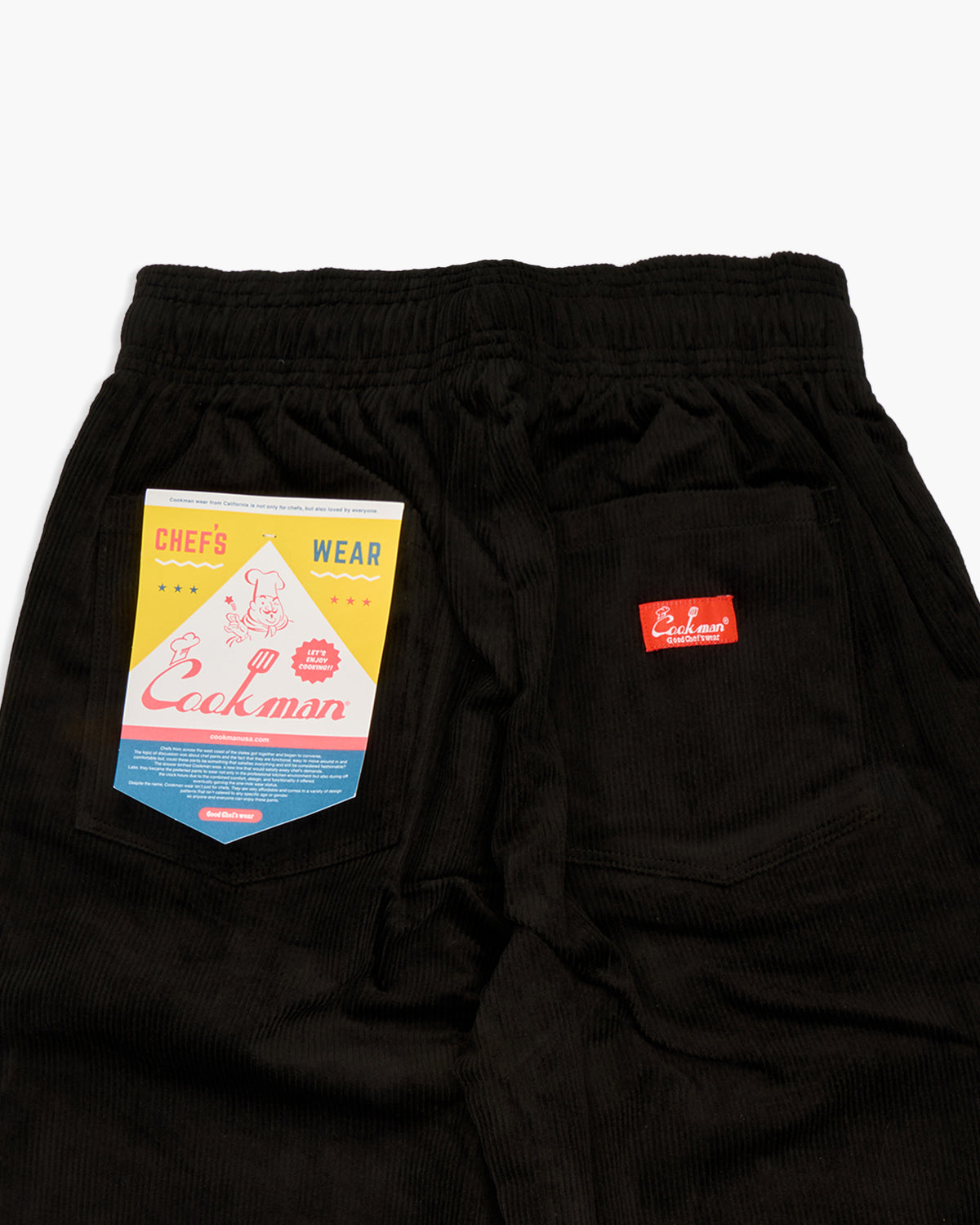 Cookman Chef Pants - Corduroy Black | Cookman Cords | JEANSTORE