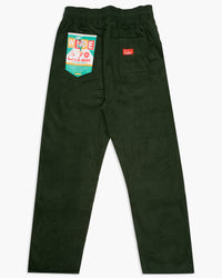 Cookman Semiwide Chef Pants - Corduroy Dark Green | Cookman Cords | JEANSTORE