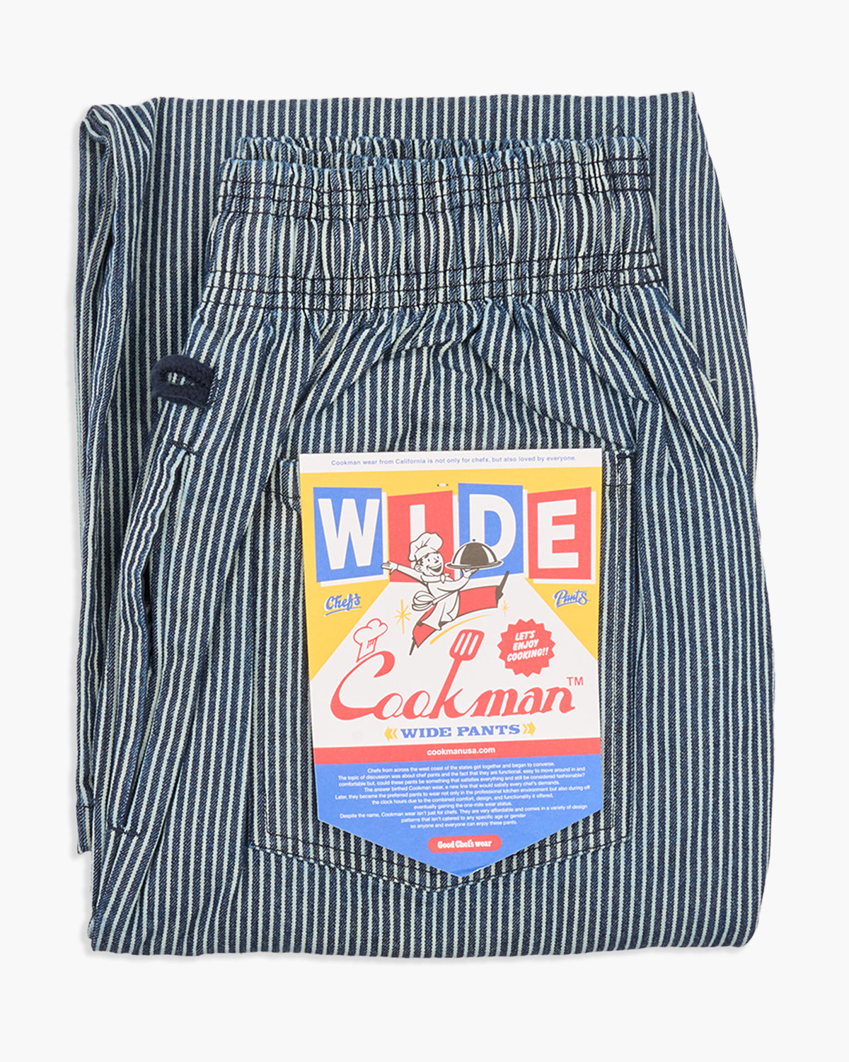 Cookman Wide Chef Pants - Hickory Navy | Cookman Chinos & Non-Denim Pants | JEANSTORE
