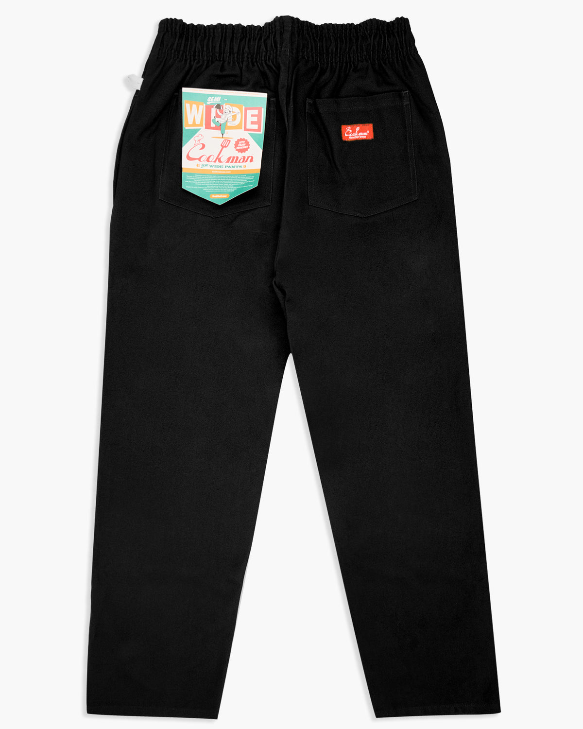 Cookman Semiwide Duck Canvas Chef Pants - Black | Cookman Chinos & Non-Denim Pants | JEANSTORE