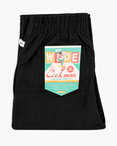 Cookman Semiwide Duck Canvas Chef Pants - Black