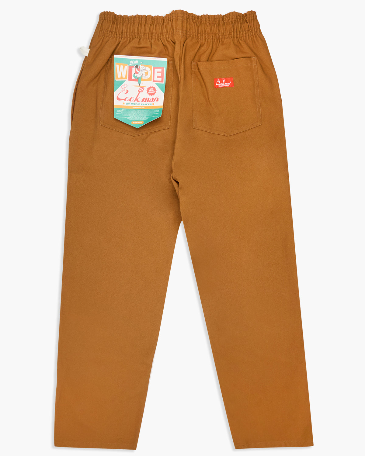 Cookman Semiwide Duck Canvas Chef Pants - Brown | Cookman Chinos & Non-Denim Pants | JEANSTORE