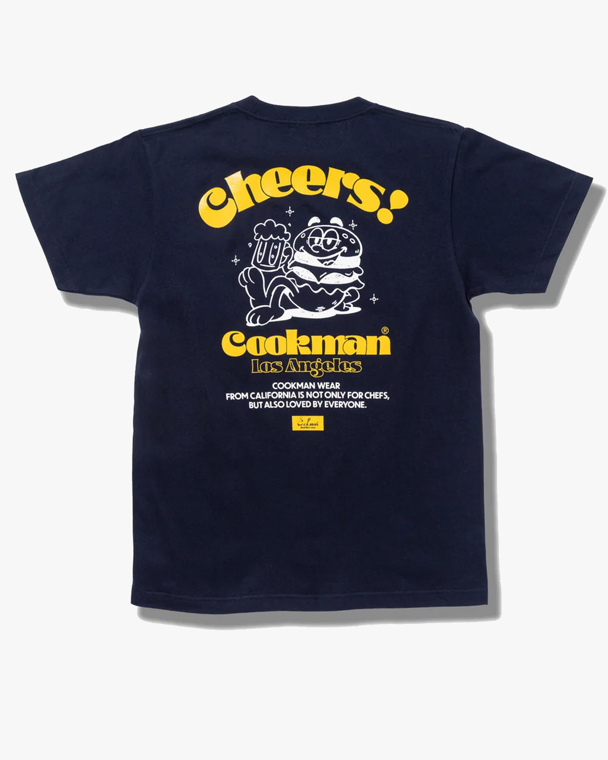 Cookman Cheers Burger Tee - Navy | Cookman T Shirts | JEANSTORE