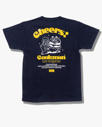 Cookman Cheers Burger Tee - Navy | Cookman T Shirts | JEANSTORE