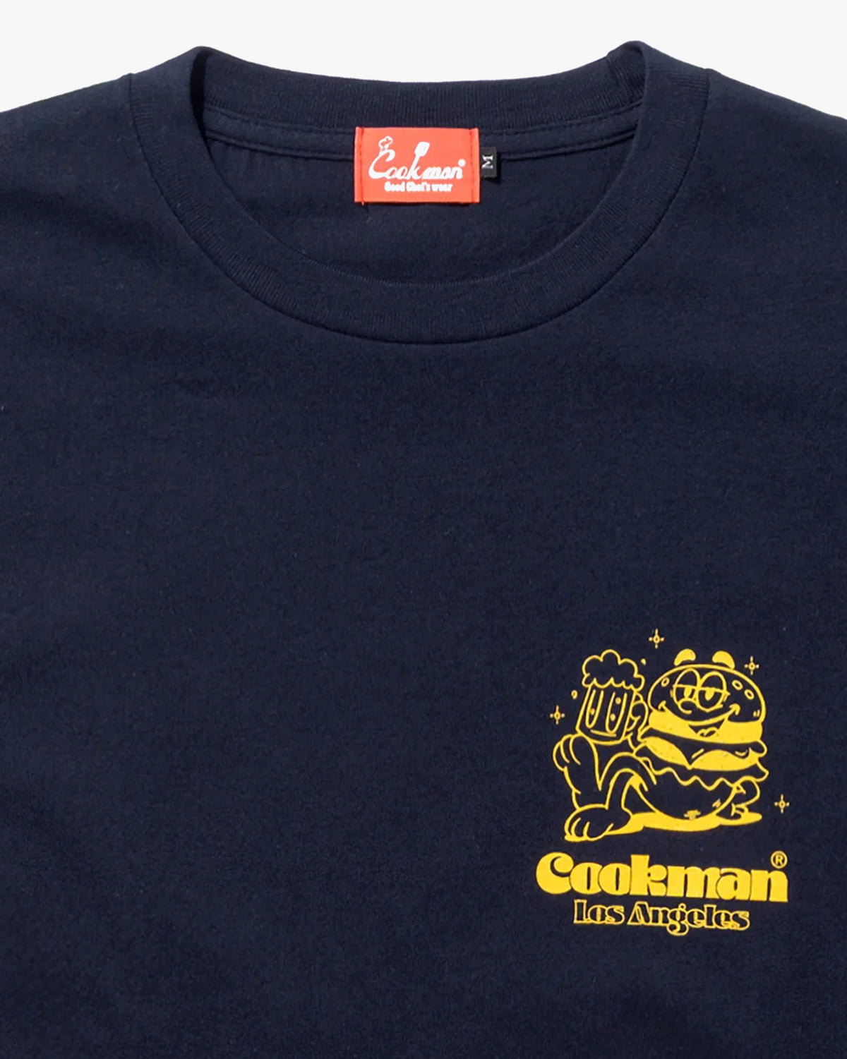 Cookman Cheers Burger Tee - Navy | Cookman T Shirts | JEANSTORE