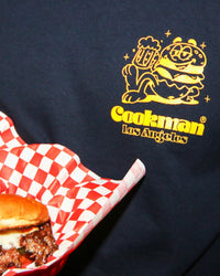 Cookman Cheers Burger Tee - Navy | Cookman T Shirts | JEANSTORE