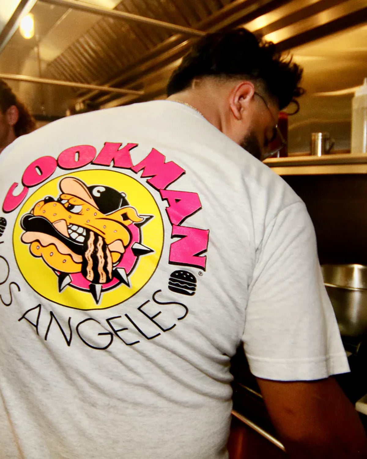 Cookman Burger Dog Tee - Off White