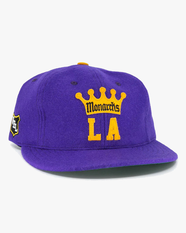 Ebbets Field Flannels Los Angeles Monarchs 1947 Vintage Ballcap - Purple