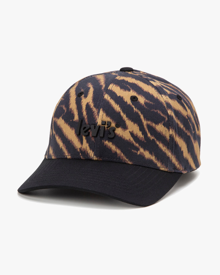 Levi's® Womens Poster Logo Flexfit Cap - Dark Brown