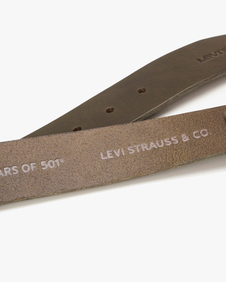 Levi's® Heritage Leather Belt - Olive
