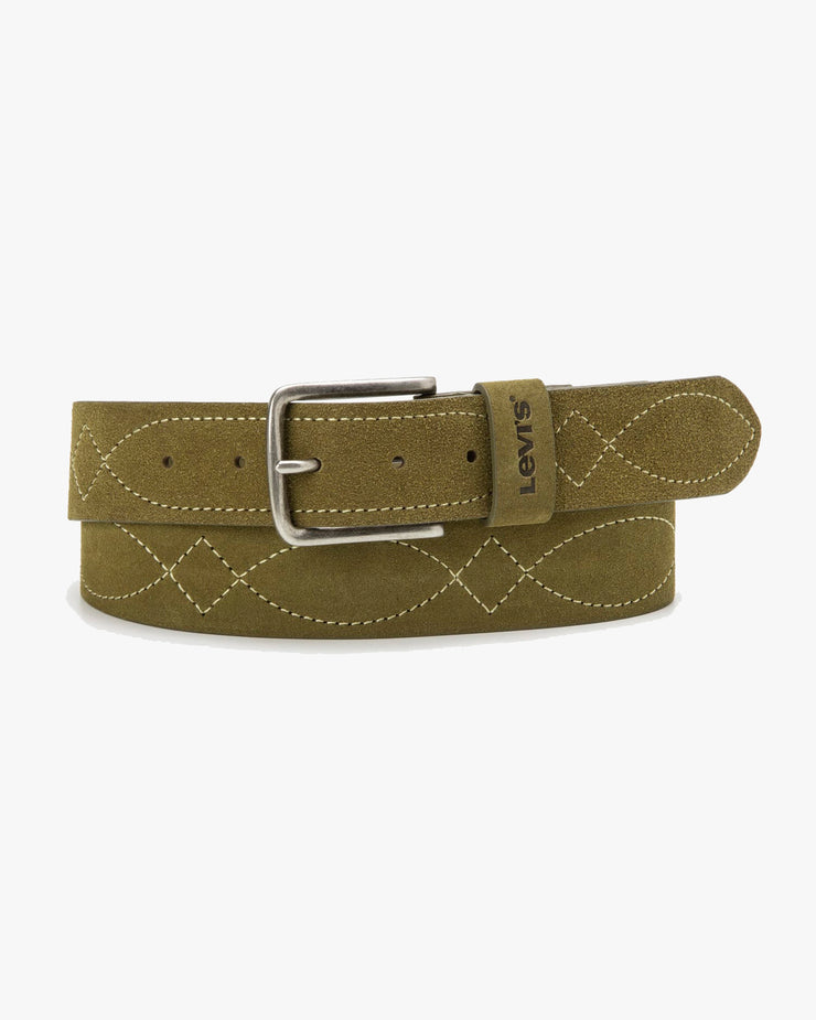 Levi's® Stitched Suede Belt - Olive