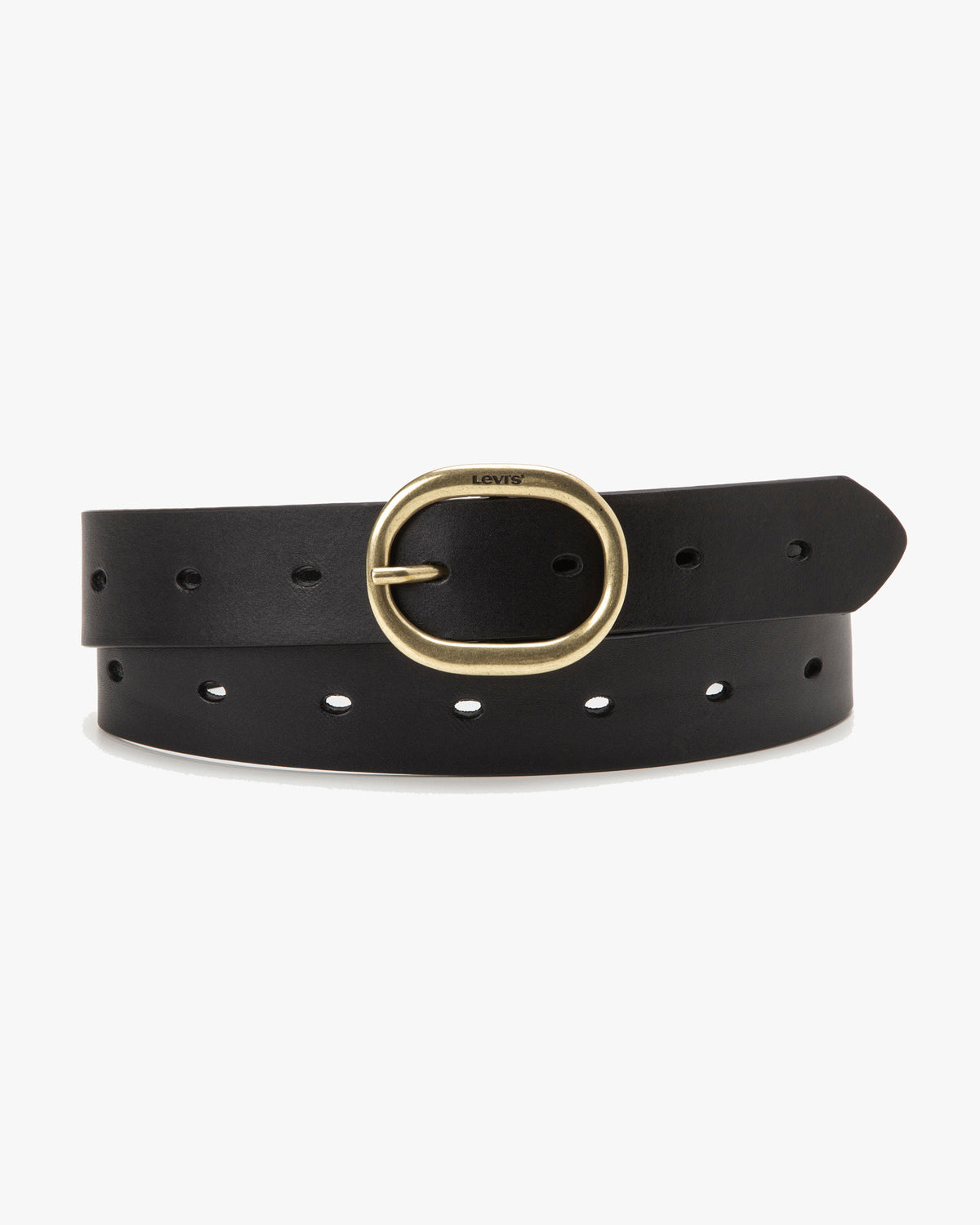 Levi's® Womens High-Low Leather Belt - Black | Levi's® Belts | JEANSTORE