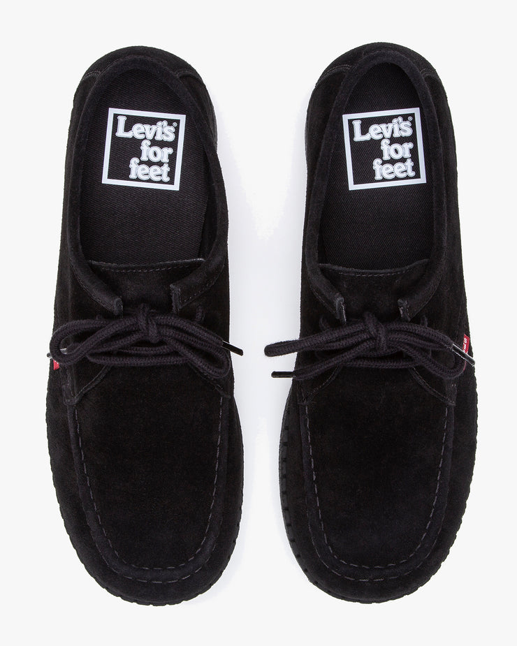 Levi's® RVN Low Red Tab Moc Toe Shoes - Full Black