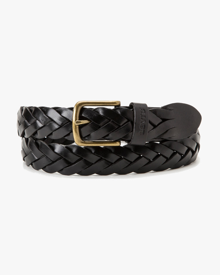 Levi's® Leather Braid Belt - Black