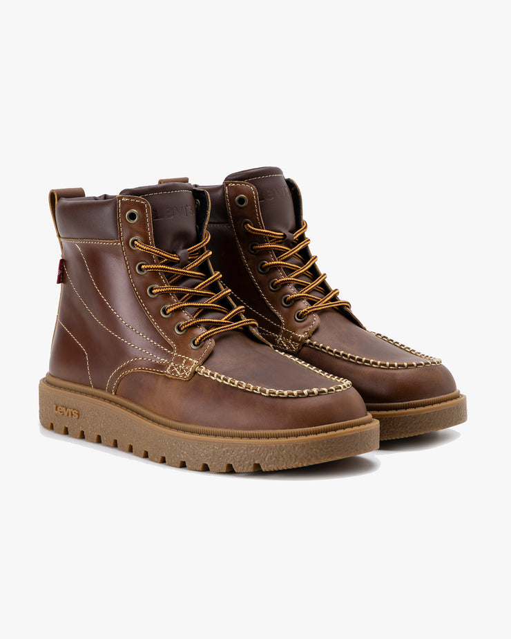 Levi's® Abner Red Tab Leather Boots - Cognac | Levi's® Boots | JEANSTORE