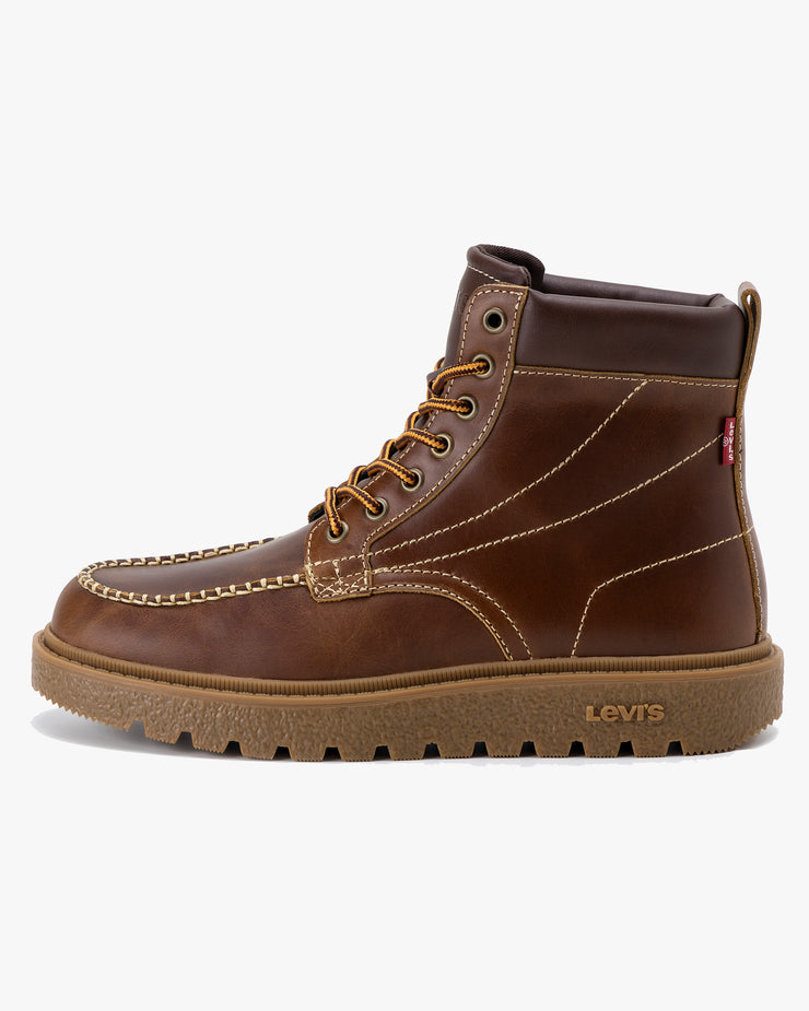 Levi's® Abner Red Tab Leather Boots - Cognac | Levi's® Boots | JEANSTORE