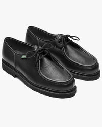 Paraboot Michael Piped Seam Derby Shoe - Cerf Noir / Marche Noire | Paraboot Shoes | JEANSTORE