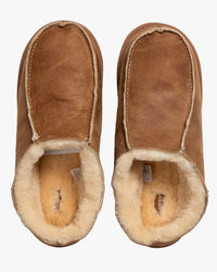 Shepherd® Of Sweden Richard Sheepskin Slippers - Antique Cognac