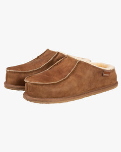 Shepherd® Of Sweden Richard Sheepskin Slippers - Antique Cognac