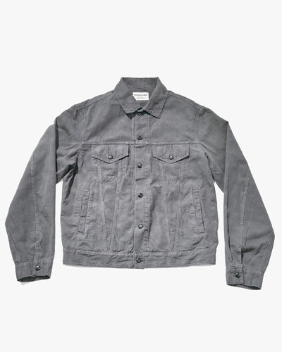 Samurai Jeans SJTKJ26-AT Tropical Weather Trucker Jacket - Sumi Ink