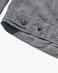 Samurai Jeans SJTKJ26-AT Tropical Weather Trucker Jacket - Sumi Ink