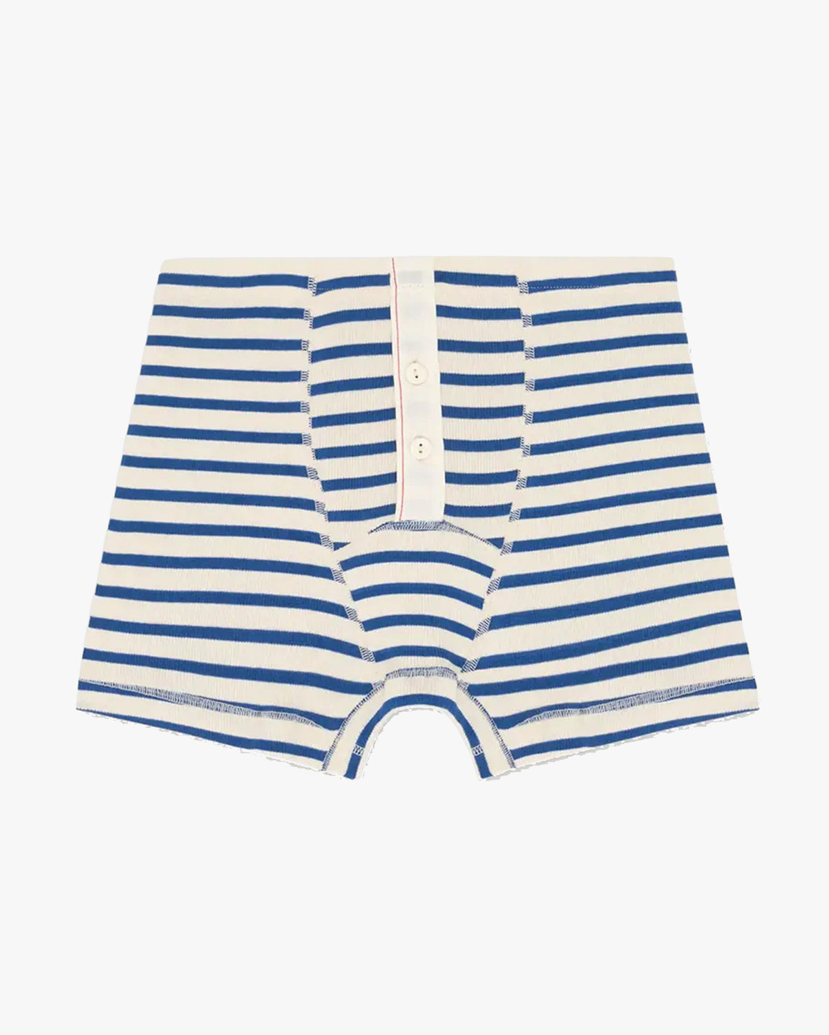 Hemen Biarritz Albar Breton Stripe Boxer Brief - Natural / Blue