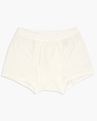 Merz b. Schwanen Good Originals 254 7.2oz Loopwheeled Boxer Brief - White | Merz b. Schwanen Underwear | JEANSTORE