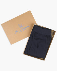Merz b. Schwanen 254 7.2oz Loopwheeled Boxer Brief - Ink Blue | Merz b. Schwanen Underwear | JEANSTORE