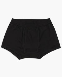 Merz b. Schwanen 254 7.2oz Loopwheeled Boxer Brief - Deep Black | Merz b. Schwanen Underwear | JEANSTORE