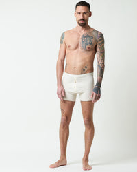 Merz b. Schwanen 255 7.2oz Loopwheeled Button Fly Boxer - Nature | Merz b. Schwanen Underwear | JEANSTORE