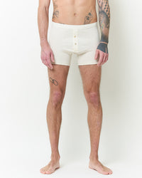 Merz b. Schwanen 255 7.2oz Loopwheeled Button Fly Boxer - Nature | Merz b. Schwanen Underwear | JEANSTORE