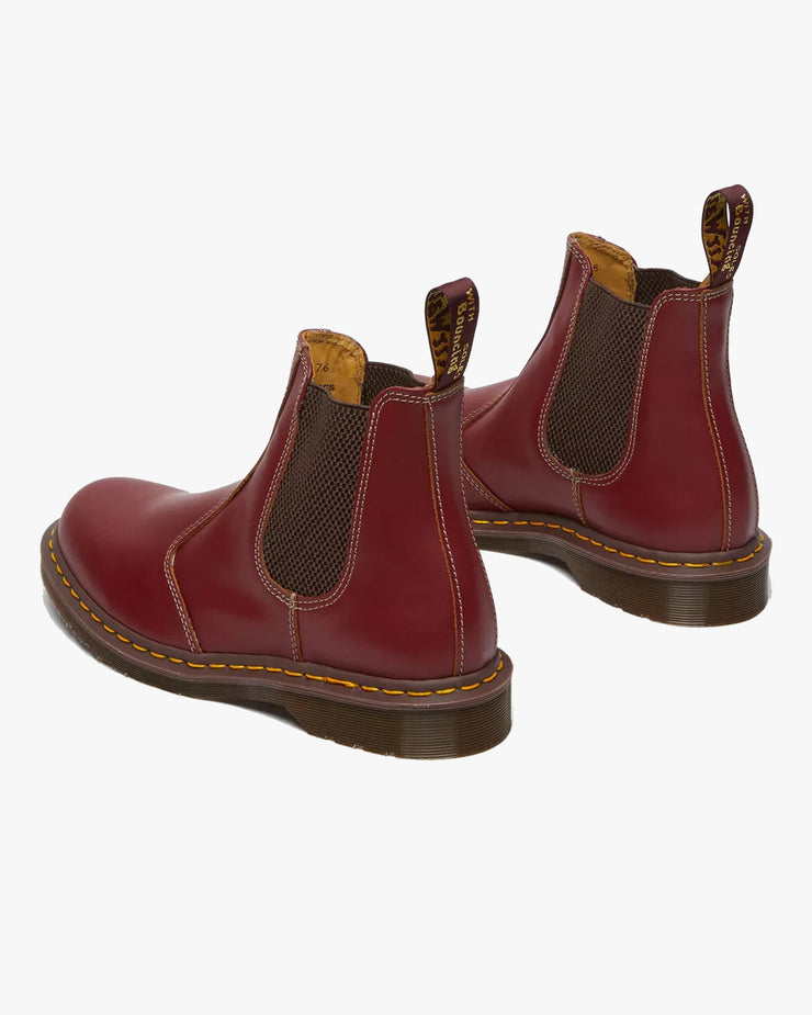Dr Martens Made In England Vintage 2976 Chelsea Boots - Oxblood Quilon