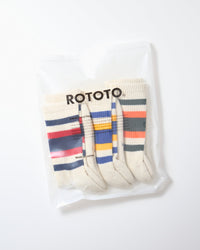 RoToTo R1622 3-Pack Everyday Athletic Socks - Pack A