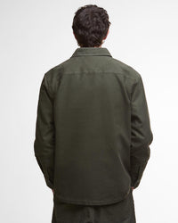 Barbour Heritage Newbirch Oversized Cotton Sateen Overshirt - Forest | Barbour Shirts | Jeanstore