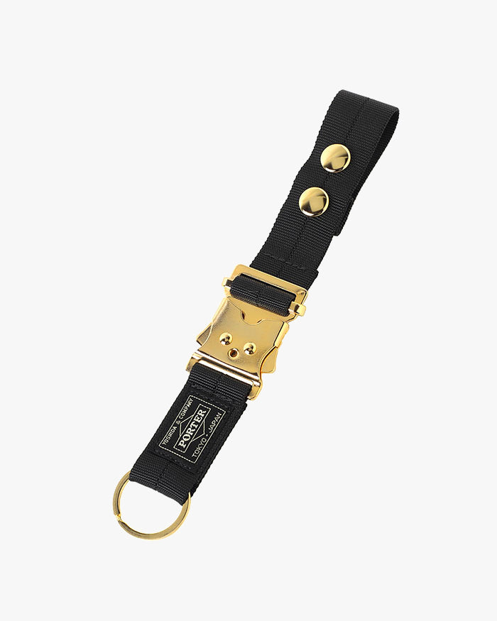 Porter-Yoshida & Co. Joint Key Holder - Black / Gold | Porter-Yoshida & Co. Wallets & Key Fobs | JEANSTORE
