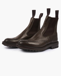 Trickers Henry Country Dealer Boot - Espresso Burnished / Commando Sole | Trickers Boots | JEANSTORE