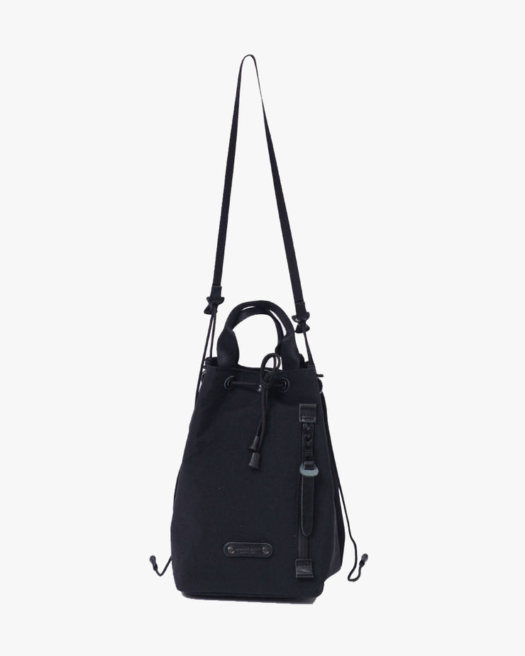 Master-Piece Root Drawstring Shoulder Bag - Black