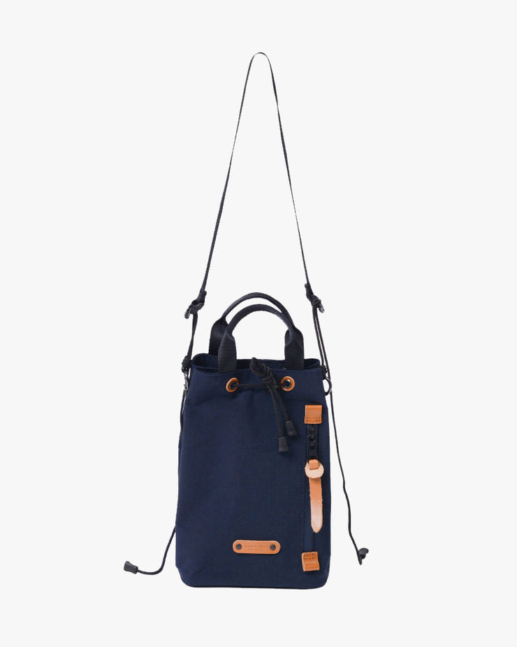 Master-Piece Root Drawstring Shoulder Bag - Navy