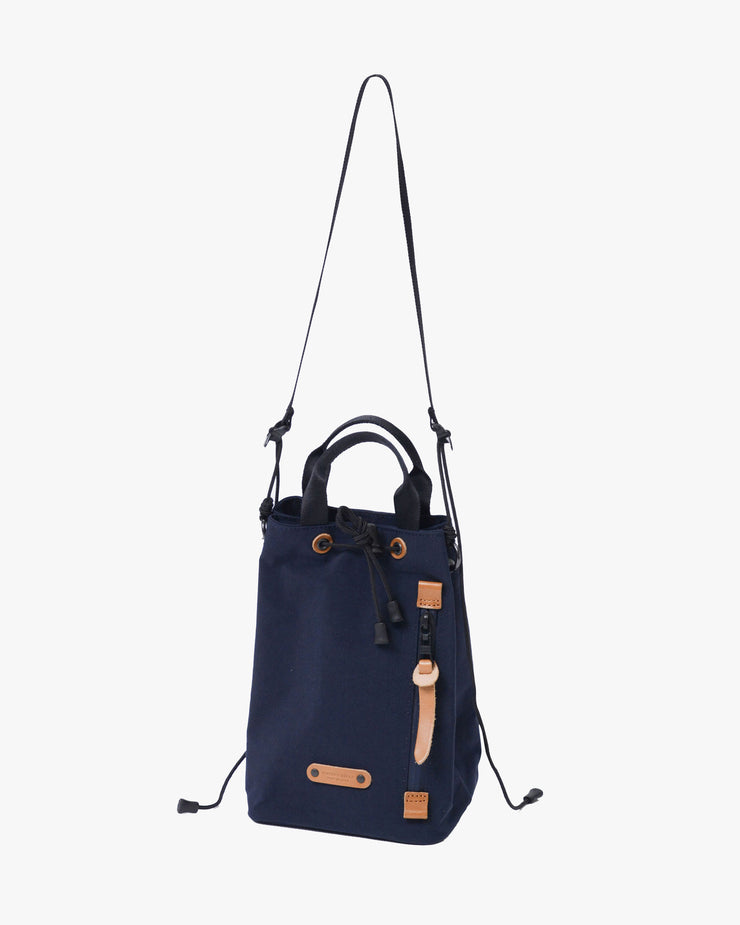 Master-Piece Root Drawstring Shoulder Bag - Navy