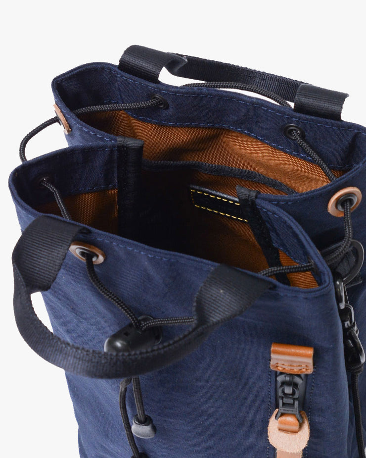 Master-Piece Root Drawstring Shoulder Bag - Navy