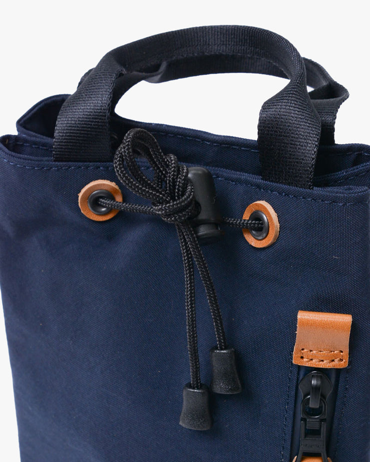 Master-Piece Root Drawstring Shoulder Bag - Navy