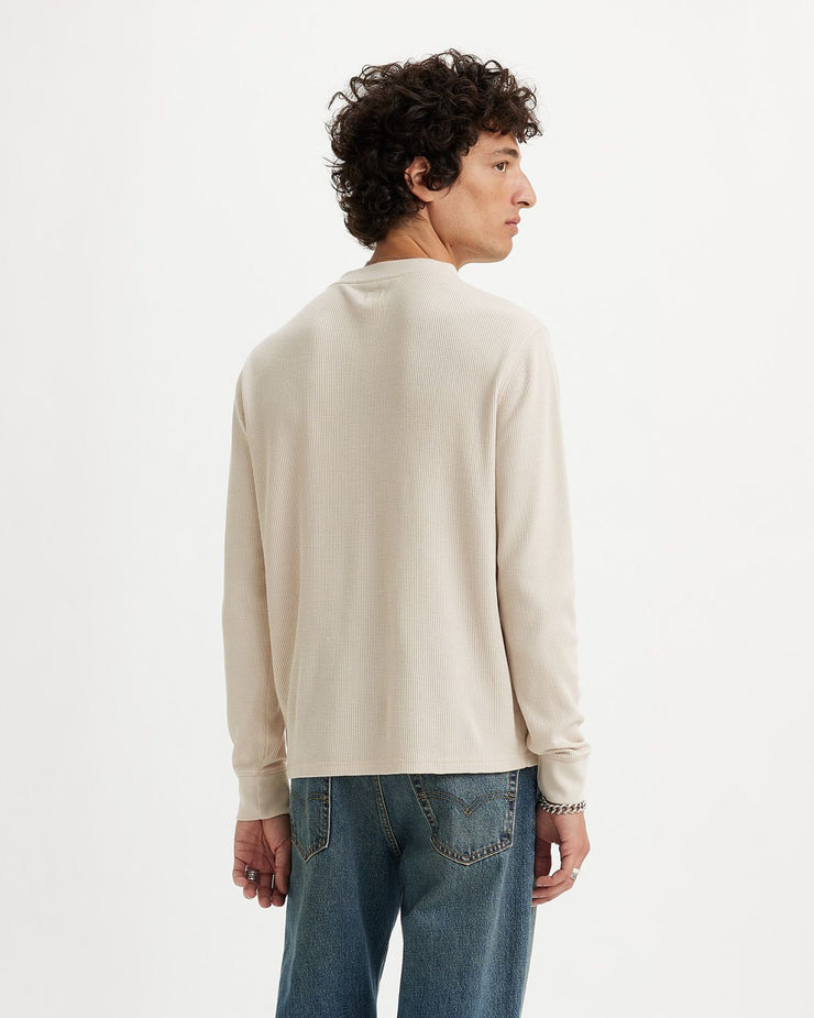 Levi's® L/S Thermal 3-Button Henley - Rainy Day – JEANSTORE