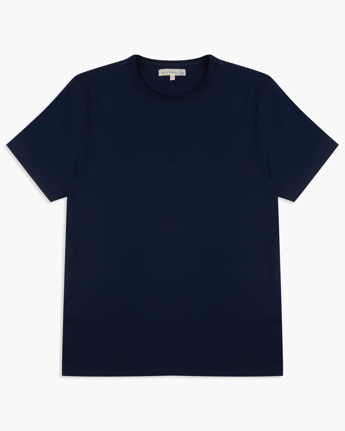 Merz b. Schwanen 2M15 6.8oz Classic Fit Sturdy Jersey Tee - Ink | Merz b. Schwanen T Shirts | JEANSTORE