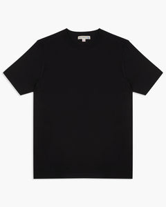Merz b. Schwanen Good Originals 2M15 6.8oz Classic Fit Sturdy Jersey Tee - Deep Black