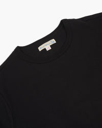 Merz b. Schwanen 2M15 6.8oz Classic Fit Sturdy Jersey Tee - Deep Black | Merz b. Schwanen T Shirts | JEANSTORE