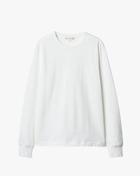 Merz b. Schwanen Originals 2M15LS Classic Fit L/S Sturdy Jersey Tee - White