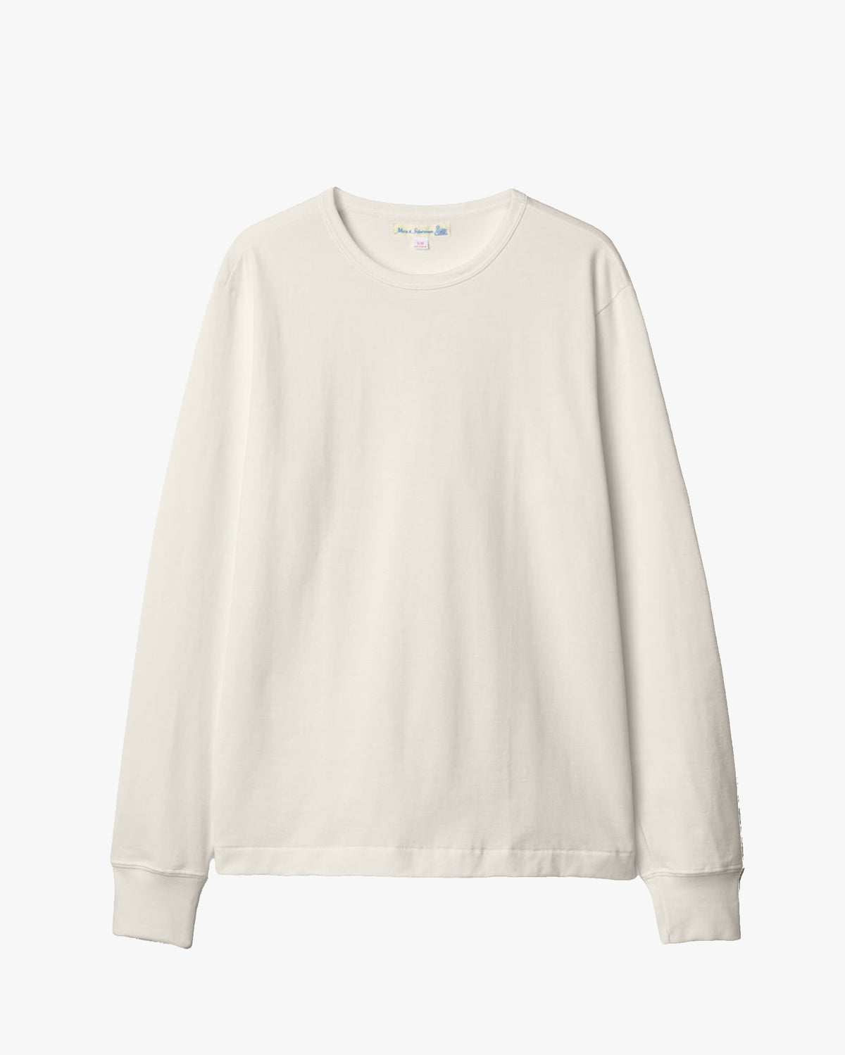Merz b. Schwanen Originals 2M15LS Classic Fit L/S Sturdy Jersey Tee - Nature